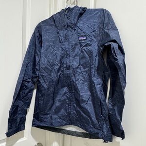 Patagonia Navy Lightweight Rain Jacket